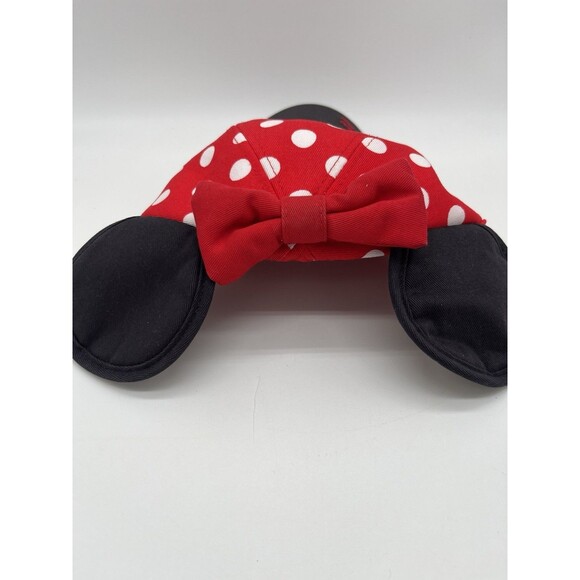 Girls Minnie Mouse Ears Hat Baseball Cap Disney Parks Disneyland Polka Dots - Picture 5 of 7